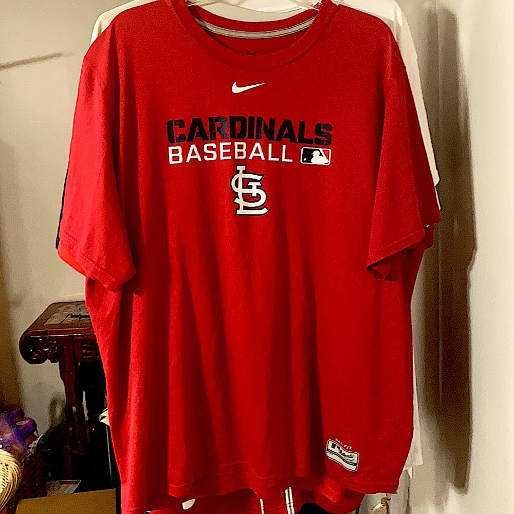 Xxl Nike drifit cardinal baseball tee shirt